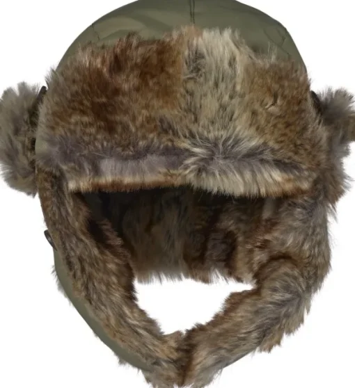 Isbjörn Squirrel Winter Cap lasten talvilakki, maastonvihreä New