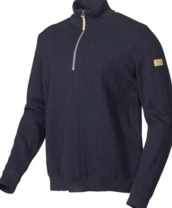 Ivanhoe M'S Hugo Half Zip Wb Navy-Ivanhoe of Sweden Outlet