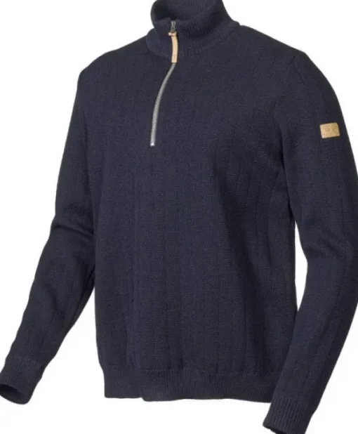 Ivanhoe M'S Hugo Half Zip Wb Navy-Ivanhoe of Sweden Outlet