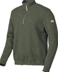 Ivanhoe M'S Hugo Half Zip Wb Loden Green-Ivanhoe of Sweden Clearance