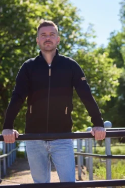 Ivanhoe M'S Volmar Full Zip Grey-Ivanhoe of Sweden Hot
