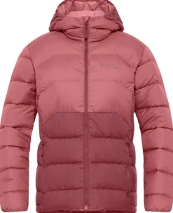 Ather Down Hoody naisten takki, Red Powder-Jack Wolfskin Fashion