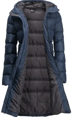 Jack Wolfskin Frozen Palace Coat naisten takki, Night Blue Fashion