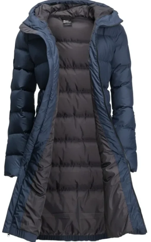 Jack Wolfskin Frozen Palace Coat naisten takki, Night Blue Fashion