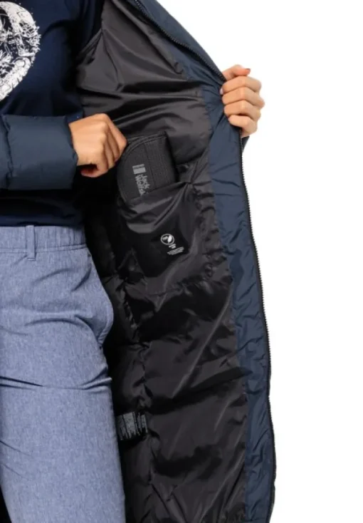 Jack Wolfskin Frozen Palace Coat naisten takki, Night Blue Fashion