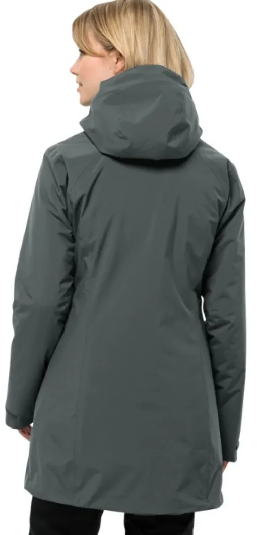 Jack Wolfskin Heidelstein Insulated Jacket naisten takki, Slate Green Hot