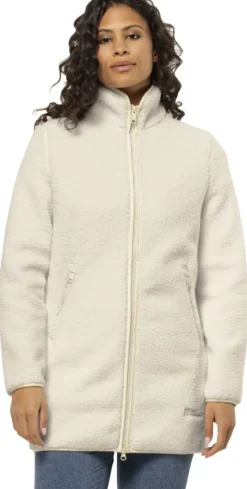 Jack Wolfskin High Curl Coat naisten fleecetakki, Seal Online