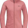Taunus FZ naisten fleecetakki, Red Powder-Jack Wolfskin Sale