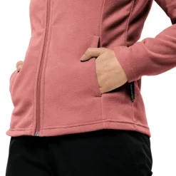 Taunus FZ naisten fleecetakki, Red Powder-Jack Wolfskin Sale