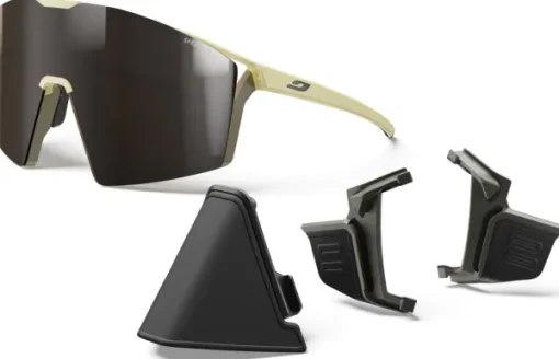 Julbo Edge Cover Light Brown / Dark Brown Spectron 4 Silver Flash New