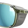 Julbo Slack Cover Shiny Translucent Army Green / Gray Spectron Hd 4 Polarized Multilayer Blue Sale