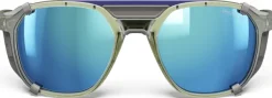 Julbo Slack Cover Shiny Translucent Army Green / Gray Spectron Hd 4 Polarized Multilayer Blue Sale
