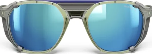 Julbo Slack Cover Shiny Translucent Army Green / Gray Spectron Hd 4 Polarized Multilayer Blue Sale