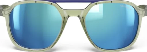 Julbo Slack Cover Shiny Translucent Army Green / Gray Spectron Hd 4 Polarized Multilayer Blue Sale