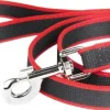 Julius K9 Premium Jogging Leash koiranhihna joustolla, 1,3 m, musta/punainen Outlet