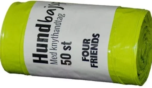 Lupus Kakkapussi Lime/keltainen Solmittava 50 kpl Sale