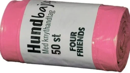 Lupus Kakkapussi Vaaleanpunainen 50 kpl Sale