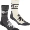 Rusa Sock naisten sukat, 2 paria, Dus Grey-Kari Traa Outlet