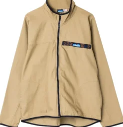 M's L/S HZ Throwshirt Heritage Khaki-Kavu Outlet