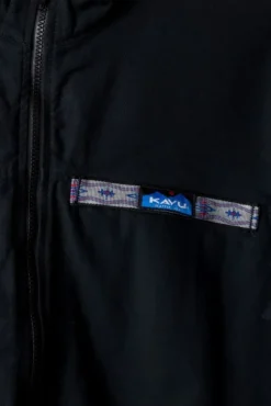 Kavu M's L/S HZ Throwshirt Jet Black Hot