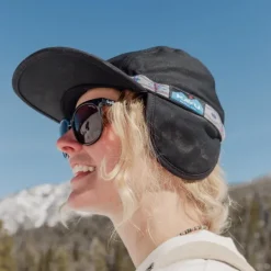 Strapcap Trapper lakki, Jet Black-Kavu Sale