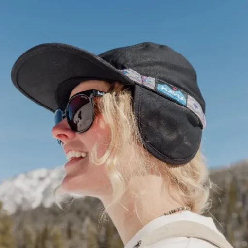 Strapcap Trapper lakki, Jet Black-Kavu Sale