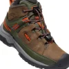 Keen Footwear Keen Junior Targhee Mid Waterproof lasten välikausikenkä, Dark Earth/Forest Night Sale