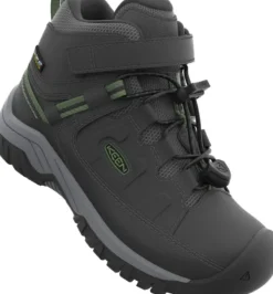 Keen Kids Targhee Mid WP lasten ulkoilukenkä, musta-Keen Footwear Sale