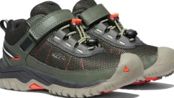 Keen Footwear Keen Kids Targhee Sport C lasten ulkoilukengät, musta/tummanvihreä Clearance