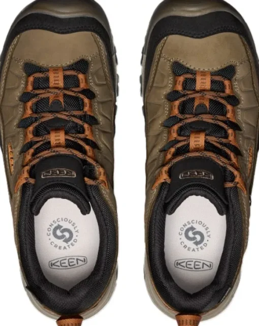 Keen Footwear Keen M's Targhee IV Waterproof Sea Turtle/Roasted Pecan Clearance