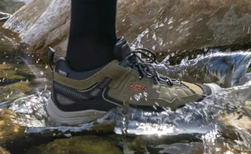Keen Footwear Keen M's Targhee IV Waterproof Sea Turtle/Roasted Pecan Clearance