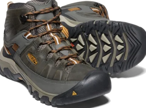 Keen Targhee III Mid Waterproof -vaelluskengät, musta/ruskea-Keen Footwear Fashion