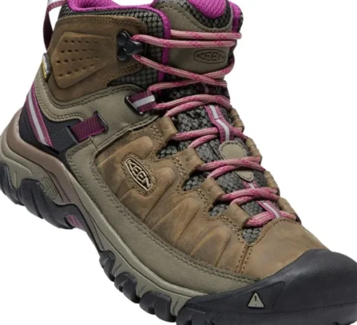Keen Footwear Keen Targhee III Mid WP -naisten vaelluskengät, ruskea/pinkki Fashion