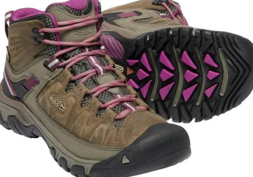 Keen Footwear Keen Targhee III Mid WP -naisten vaelluskengät, ruskea/pinkki Fashion