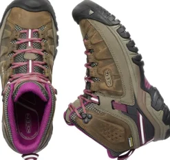 Keen Footwear Keen Targhee III Mid WP -naisten vaelluskengät, ruskea/pinkki Fashion