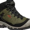 Keen Targhee IV Mid WP kengät, Dark Olive/Gold Flame-Keen Footwear Fashion