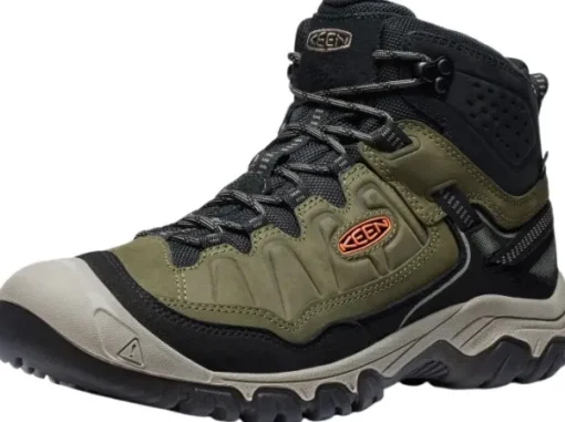 Keen Targhee IV Mid WP kengät, Dark Olive/Gold Flame-Keen Footwear Fashion