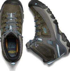 Keen W's Targhee III Mid WP Magnet/Atlantic Blue-Keen Footwear Clearance