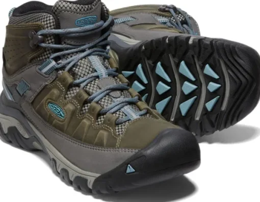 Keen W's Targhee III Mid WP Magnet/Atlantic Blue-Keen Footwear Clearance