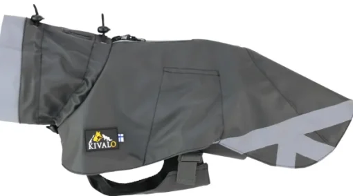 Kivalo Niva Dog Raincoat koiran sadetakki, 35 cm, harmaa New