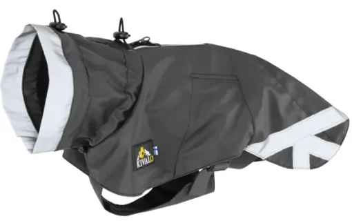 Kivalo Niva Dog Raincoat koiran sadetakki, 35 cm, harmaa New