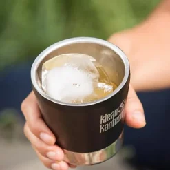 Insulated Tumbler 237ml (w/Tumbler Lid) Shale Black-Klean Kanteen Hot