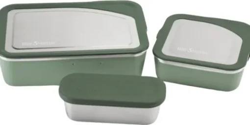 Family Set (Big Meal, Lunch, Snack) Sea Spray-Klean Kanteen Hot