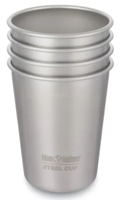 Steel Cup mukit, 296 ml, 4kpl, Brushed Stainless-Klean Kanteen Clearance