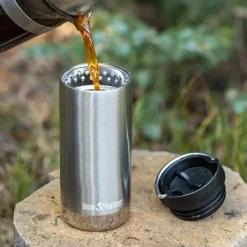 Klean Kanteen TKWide 355ml with Wide Café Cap Black Outlet