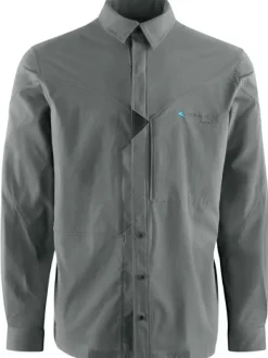 Garm LS Shirt M's Teal Grey-Klättermusen Fashion