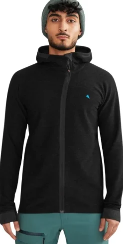 Klättermusen Hödur Hooded Zip välikerros, Clay New