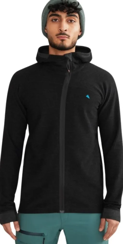 Klättermusen Hödur Hooded Zip välikerros, Clay New