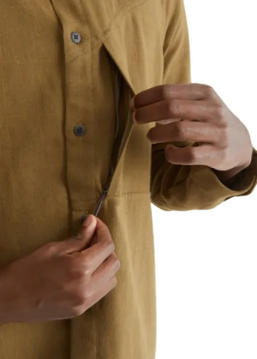 Helheim LS Shirt paita, Tawny Red-Klättermusen Clearance