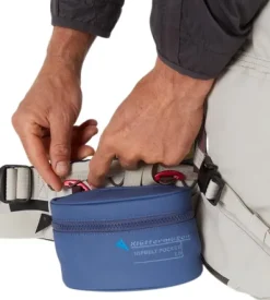 Klättermusen Hipbelt Pocket 2.0 lisätasku, siniharmaa Clearance